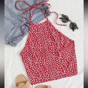 SHEIN floral tank
